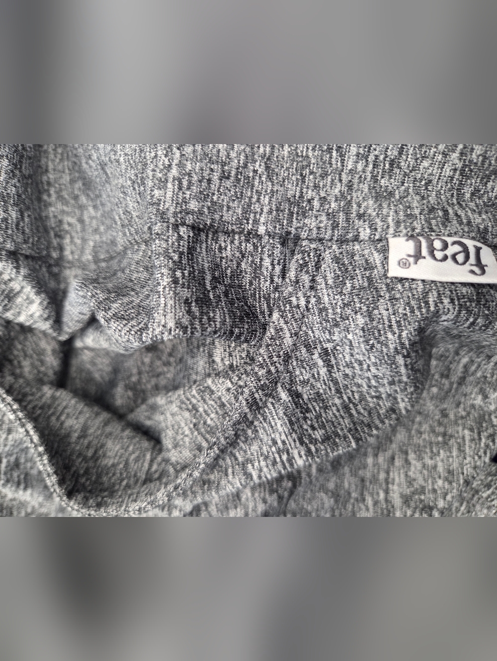 Feat Gray Cozy Drawstring Jogger Sweatpants - Picture 5 of 6